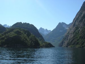 De Trollfjord Noorwegen fjorden Lofoten Vesteralen zeilen vakantie wandelen