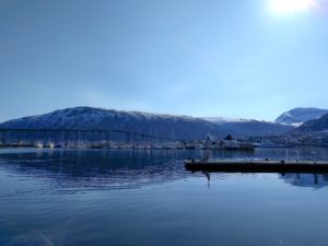 Tromso kathedraal haven marina zeilen zeilreis Noorwegen SeaWind Adventures