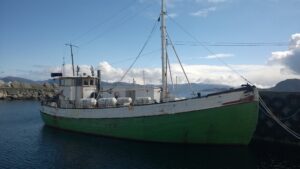 zeilen Noorwegen vissersschip sailing Norway Arctic